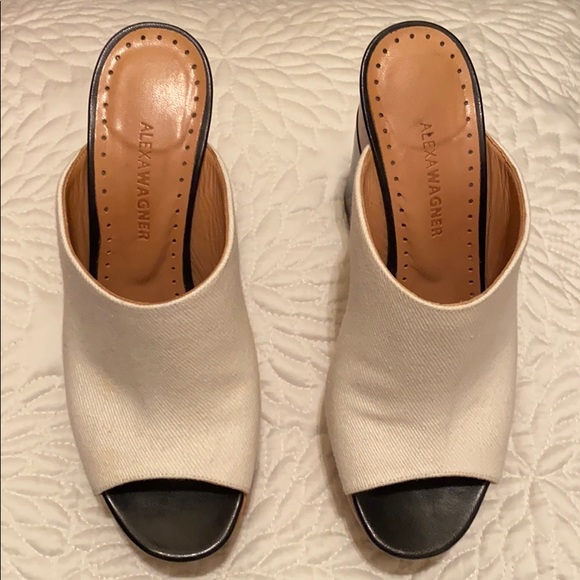 alexa wagner Shoes - Gently worn Alexa Wagner color block platform